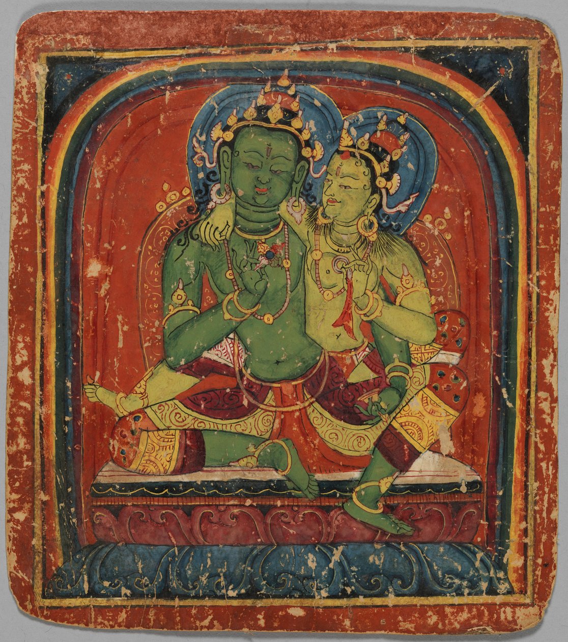 Başlatma Kartı Tsakalis: Vajrapani, 15. yüzyılın başları. by Unbekannt