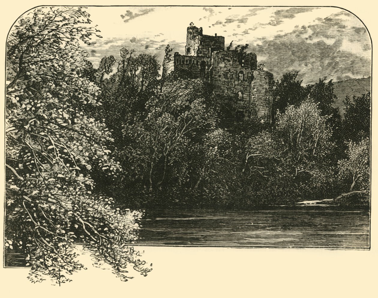 Invergarry Kalesi, 1898. by Unbekannt