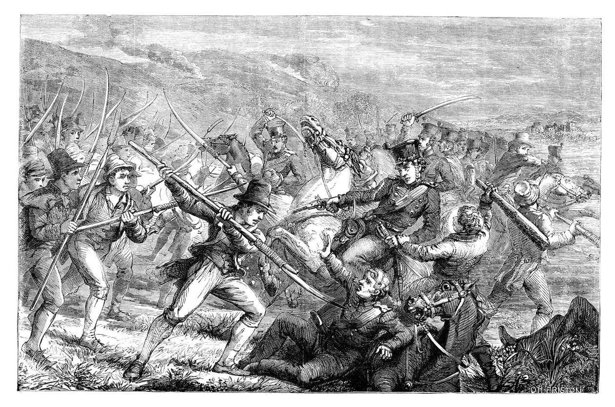 İrlandalı ondalık karşıtı ajitasyon, Carrickshock, 1831 c1895 by Unbekannt