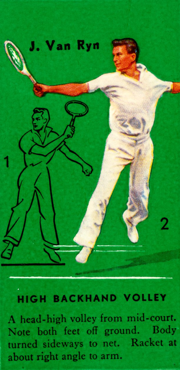 J. Van Ryn - Yüksek Backhand Voleybolu, c1935. by Unbekannt