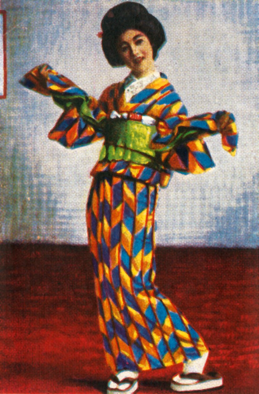 Japon Geyşa dansçısı, c1928. by Unbekannt