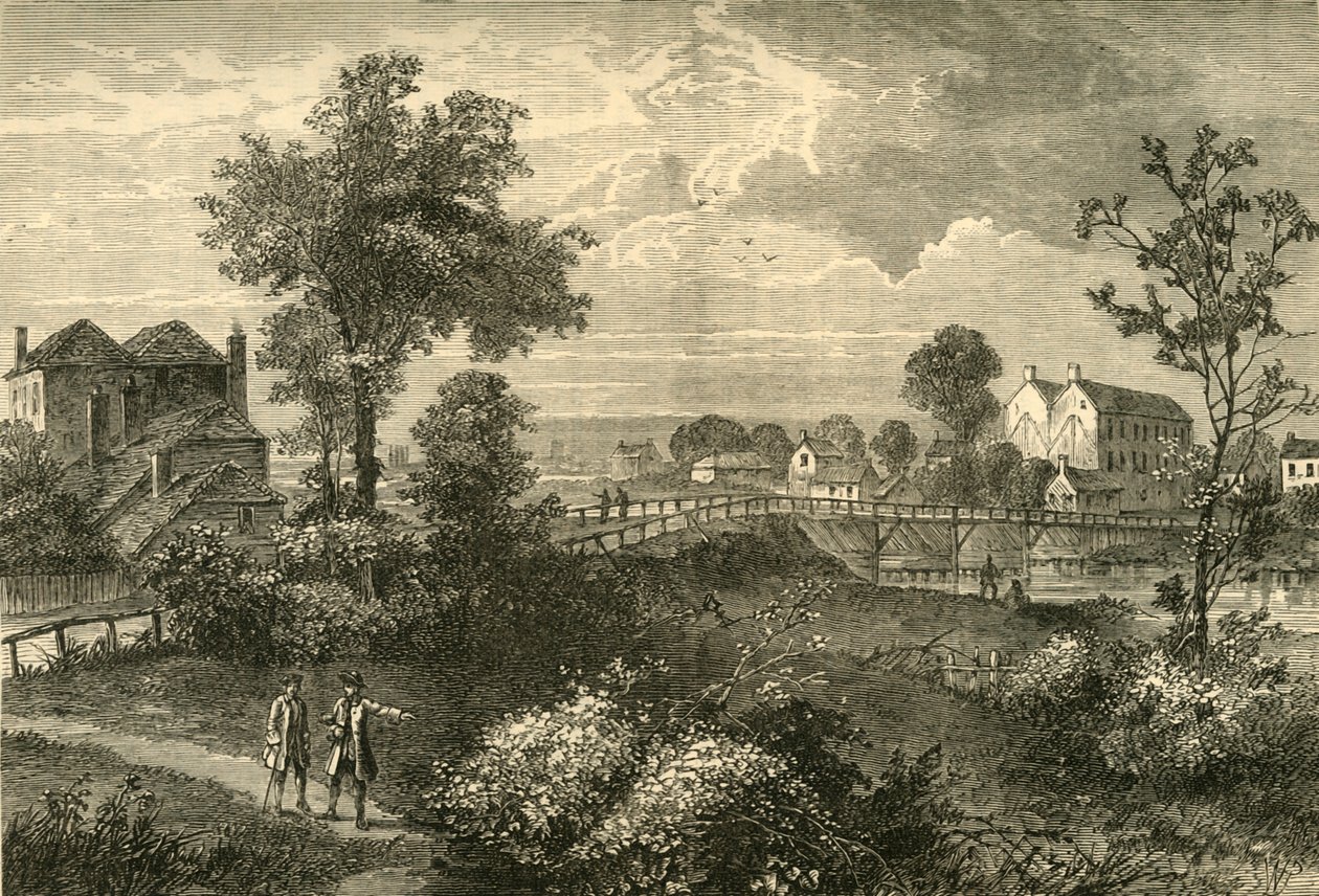 Jennys Kapris Köprüsü, 1750, c1876. by Unbekannt