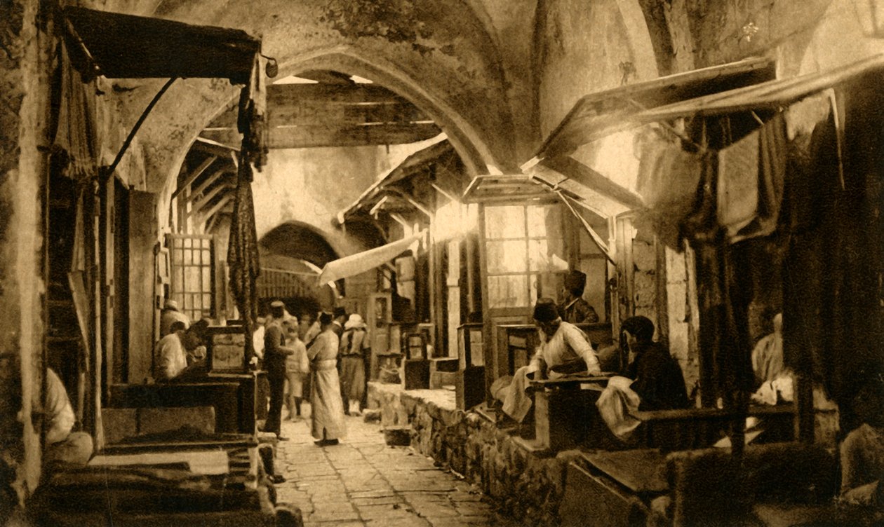 Kudüs - Kuyumcular Çarşısı, c1918-c1939. by Unbekannt