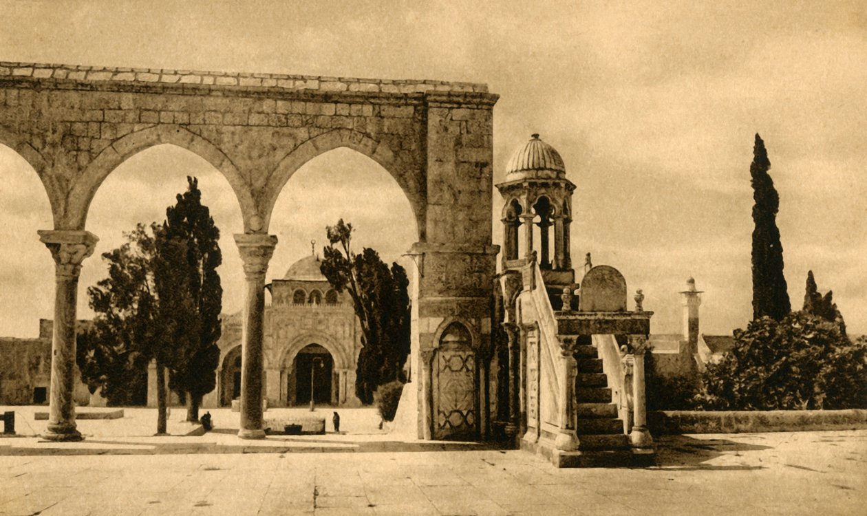 Kudüs - Mescid-i Aksa, c1918-c1939. by Unbekannt