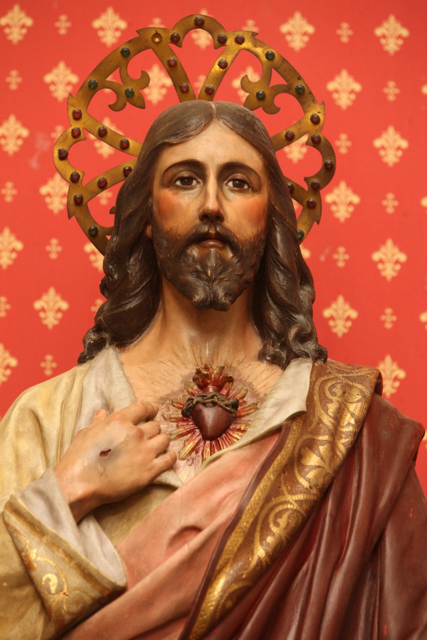 San Jeronimo kilisesinde İsa heykeli Madrid İspanya by Unbekannt
