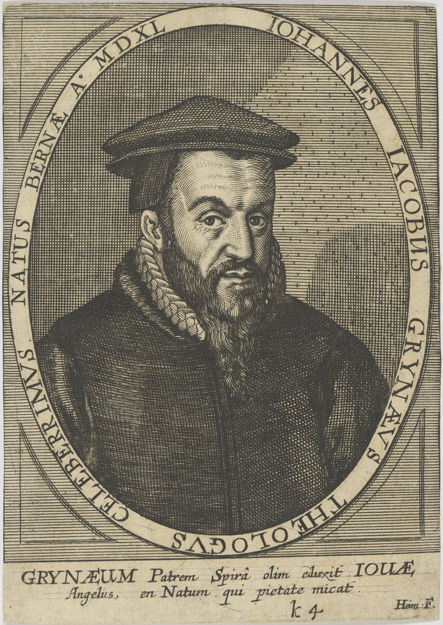 Johann Jakob Grynaeus 1540-1617, 1650. by Unbekannt
