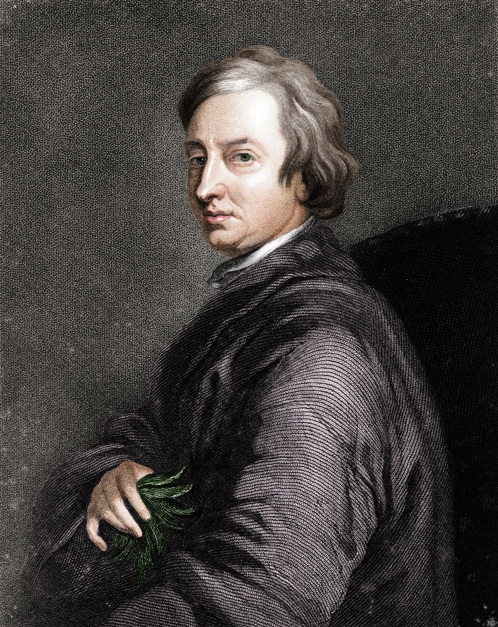 John Dryden, 17. yüzyıl İngiliz şairi by Unbekannt