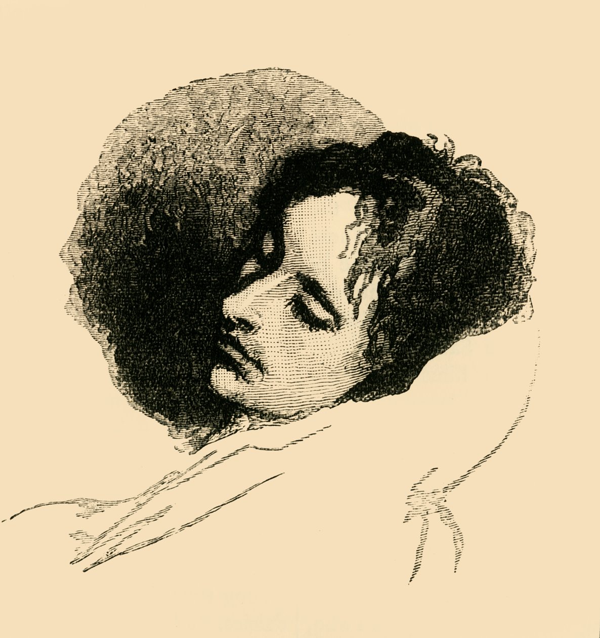 John Keats, 1821, c1876. by Unbekannt