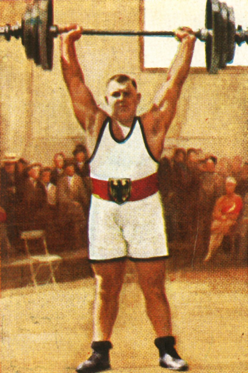 Josef Strassberger, Alman halter şampiyonu, 1928. by Unbekannt
