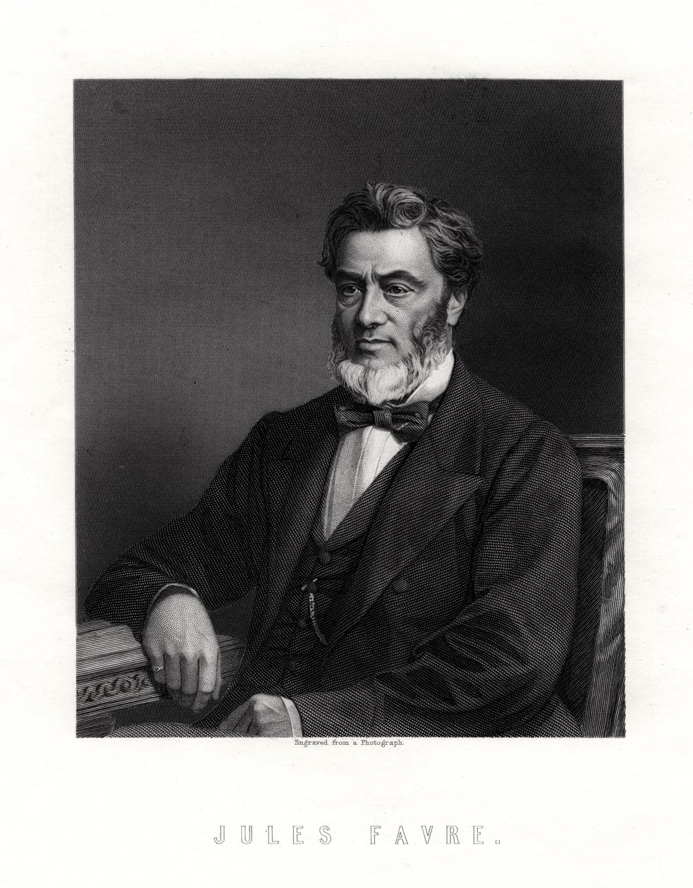 Jules Claude Gabriel Favre, Fransız devlet adamı, 19. yüzyıl by Unbekannt