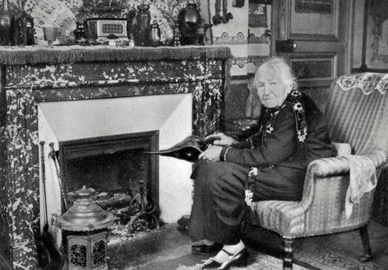 Juliette Adam, Fransız yazar ve feminist, 1929 by Unbekannt