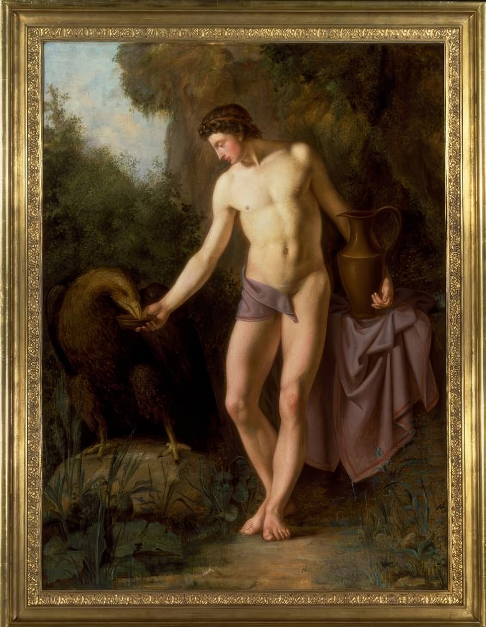 Jüpiter ve Ganymede by Unbekannt