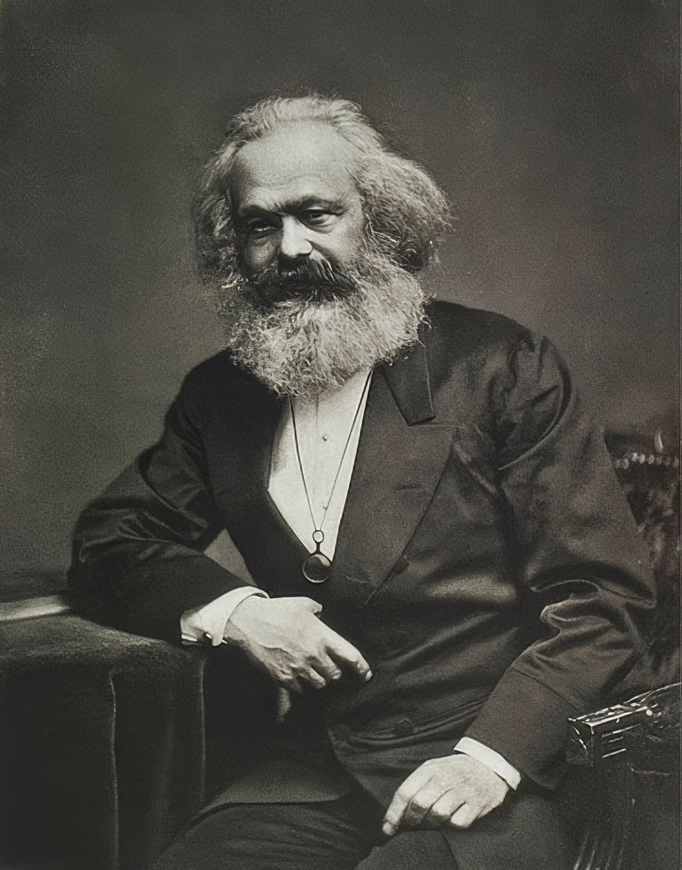 Karl Marx. 1880 civarında by Unbekannt