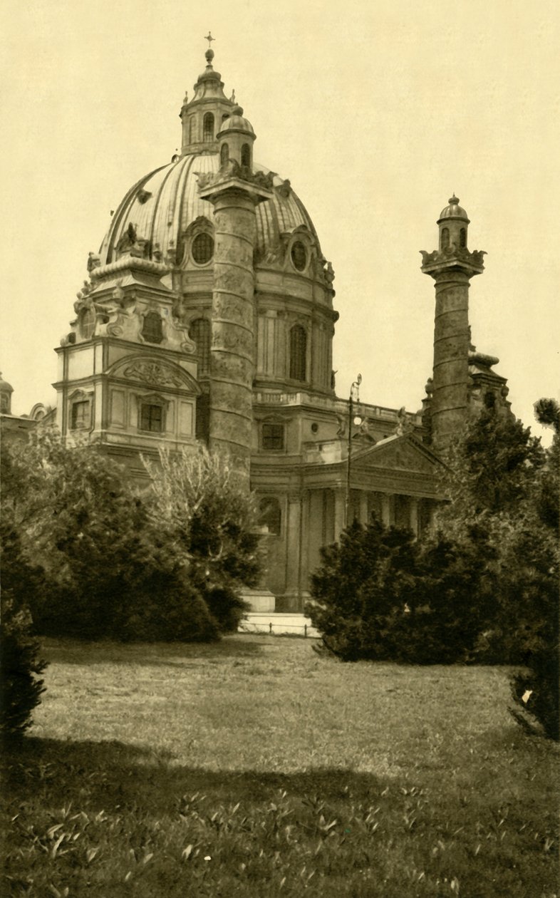 Karlskirche, Viyana, Avusturya, c1935. by Unbekannt