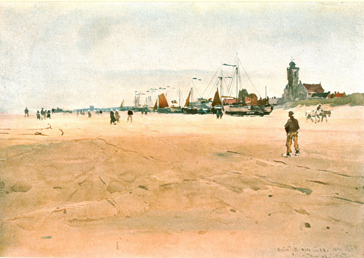 Katwijk aan Zee, 1889, c1900. by Unbekannt