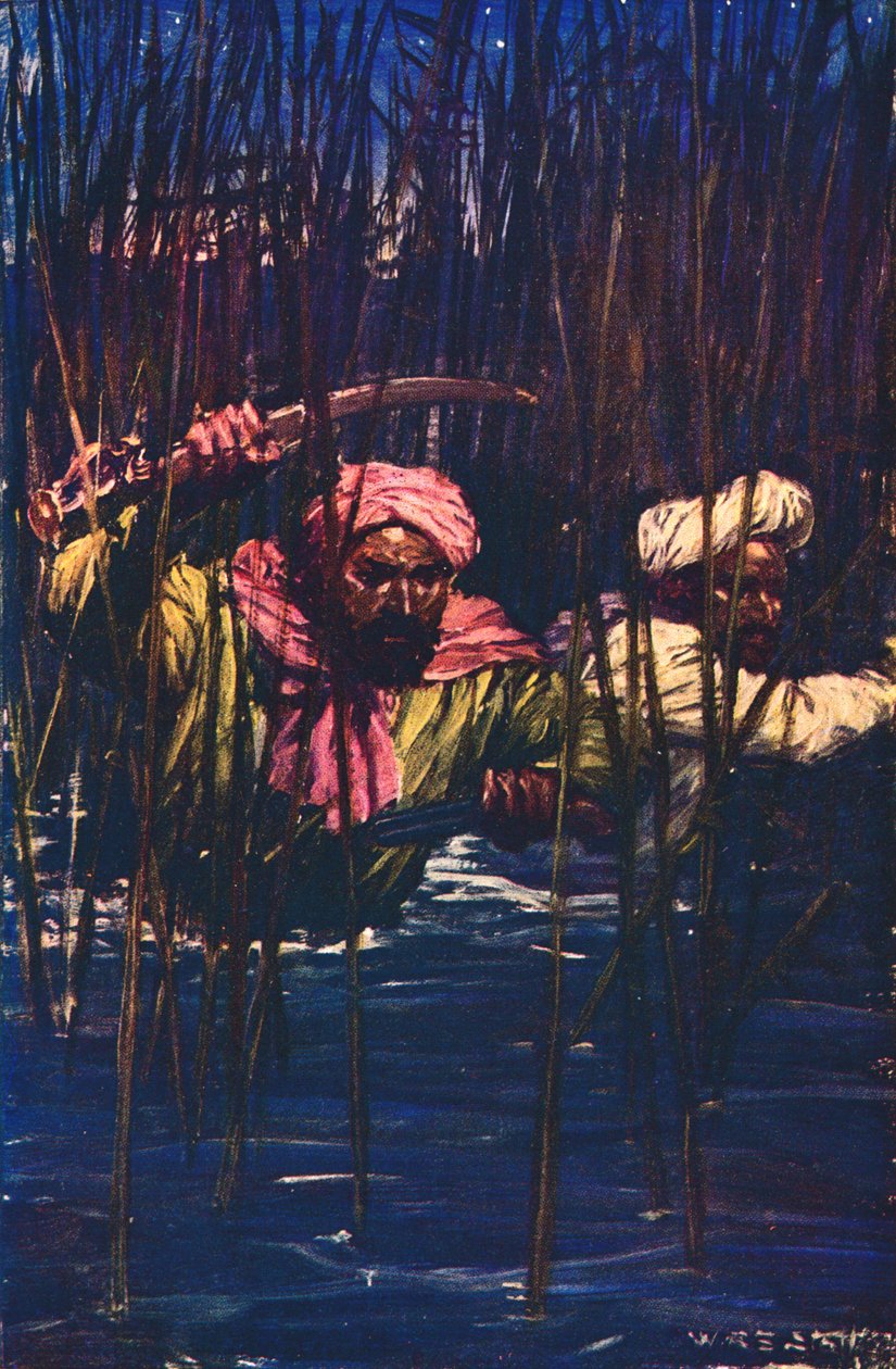 Bataklıkta Kavanagh ve Kunuji, 1857 c1912 by Unbekannt