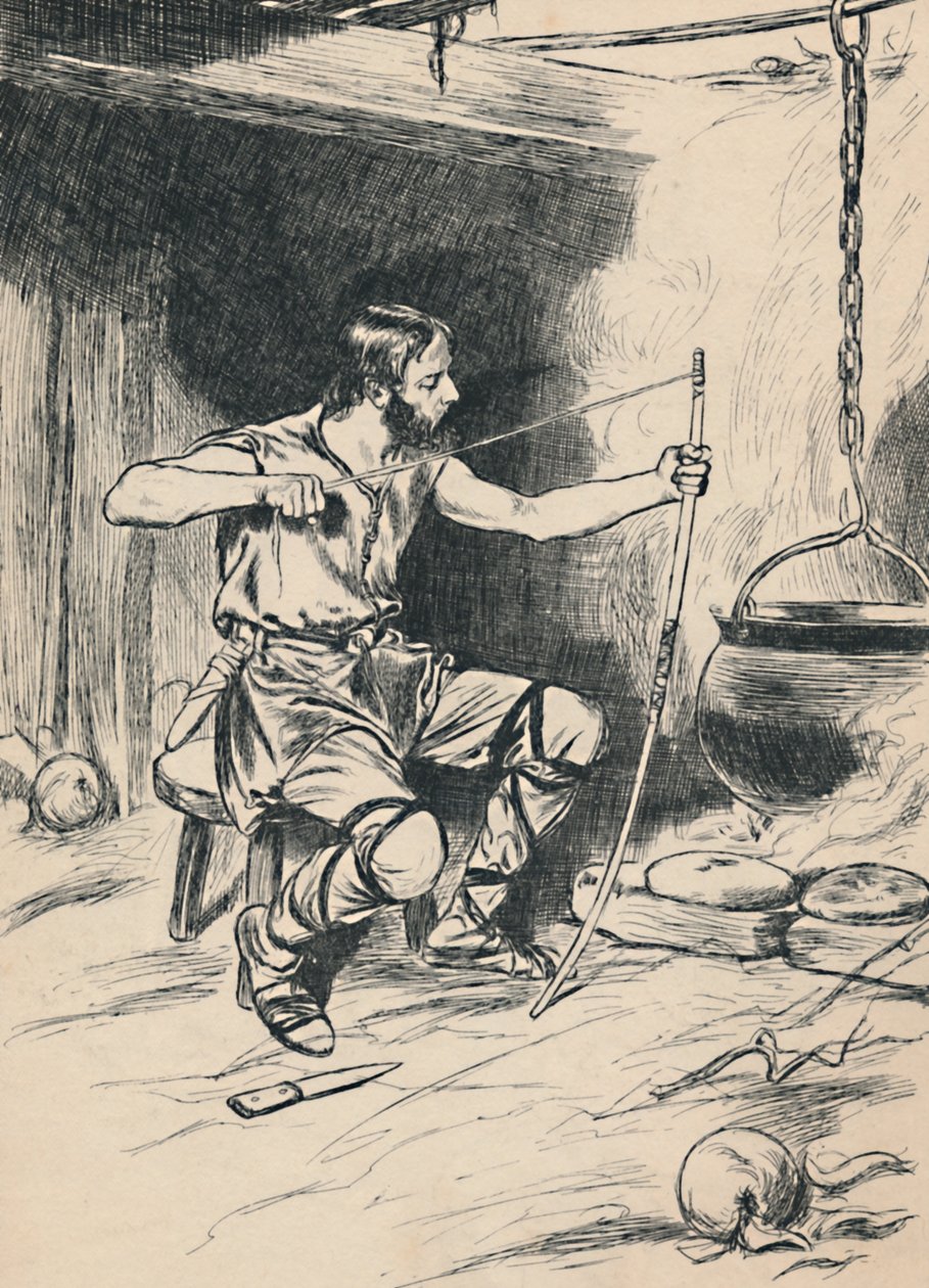 Kral Alfred Pastaları Unutur, c1907 by Unbekannt