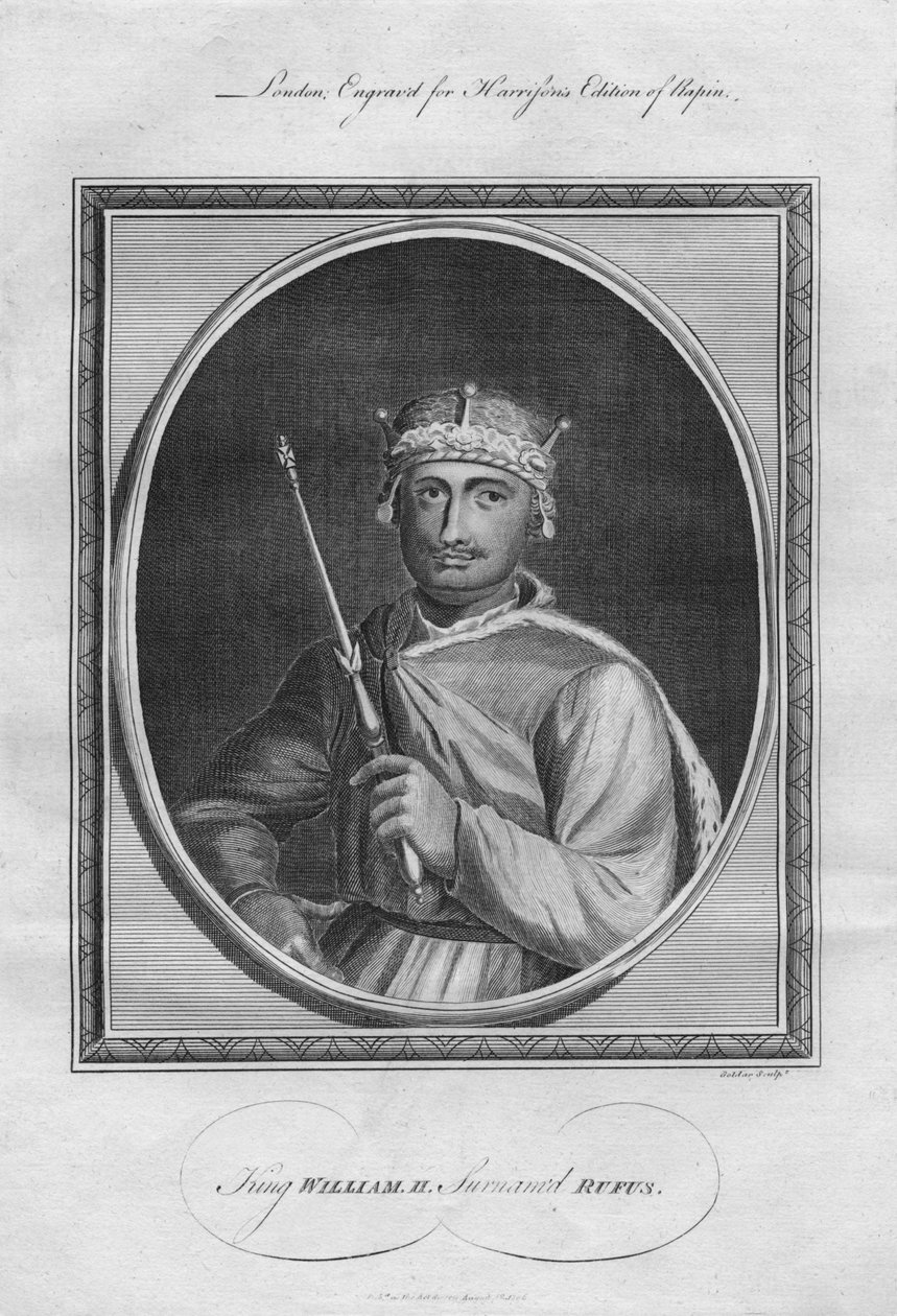Kral William II William Rufus, 1786. by Unbekannt