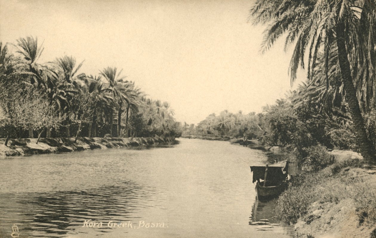 Kora Deresi, Basra, c1918-c1939. by Unbekannt