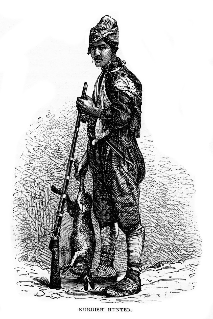 Kürt avcısı, 19. yüzyıl by Unbekannt