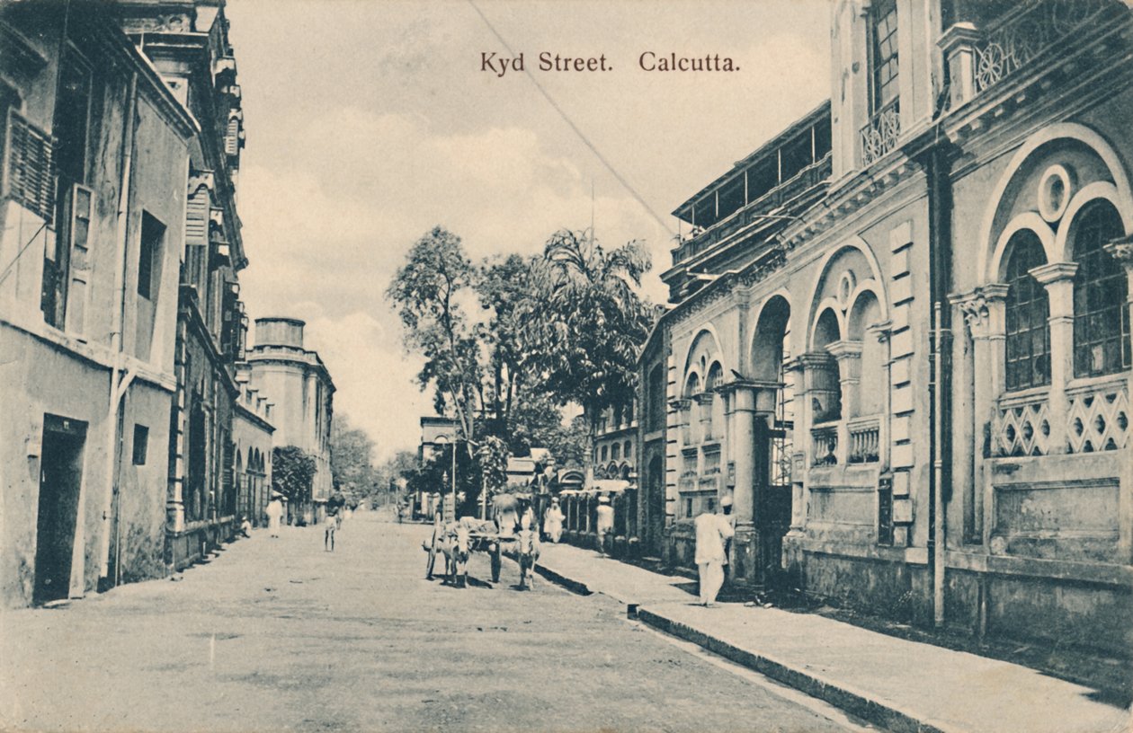 Kyd Caddesi. Kalküta, 19. yüzyılın sonu - 20. yüzyılın başı. by Unbekannt