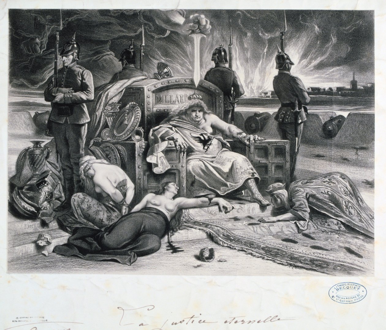 Ebedi Adalet, Fransa-Prusya Savaşı, 1870-1871. by Unbekannt
