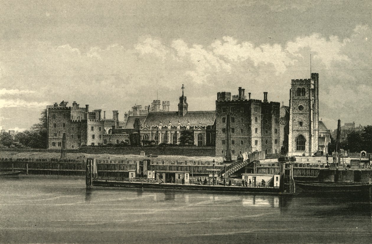 Lambeth Sarayı, c1876. by Unbekannt