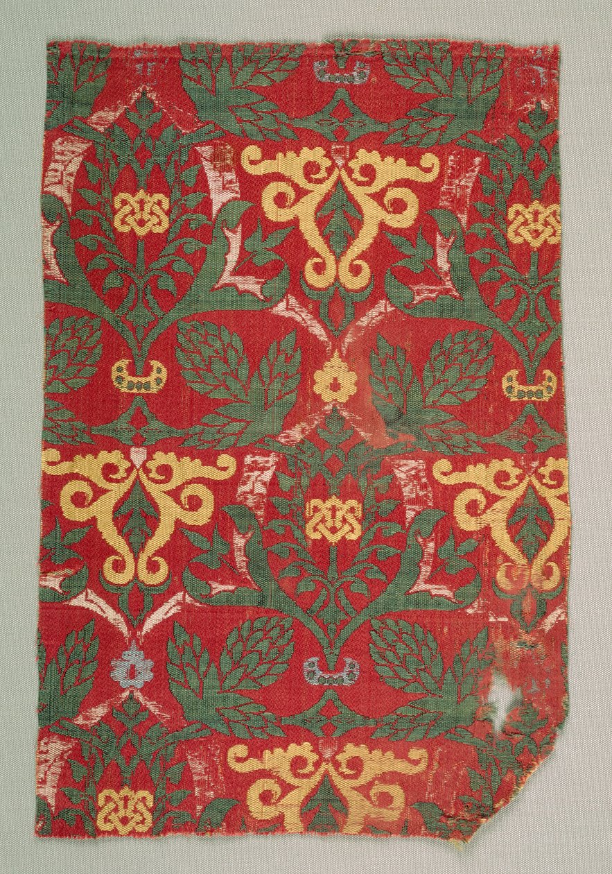 Kıvrımlı asma ve palmet yapraklı Lampalar, 1400