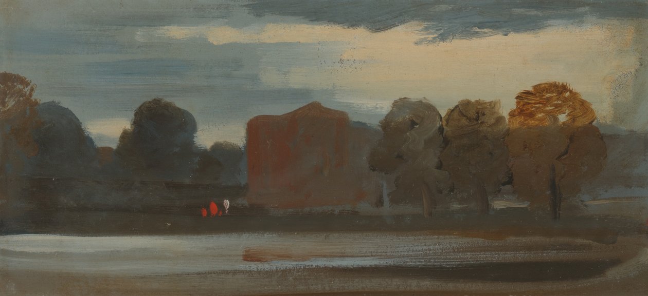 Göl Manzarası, 1828 - 1829. by Unbekannt