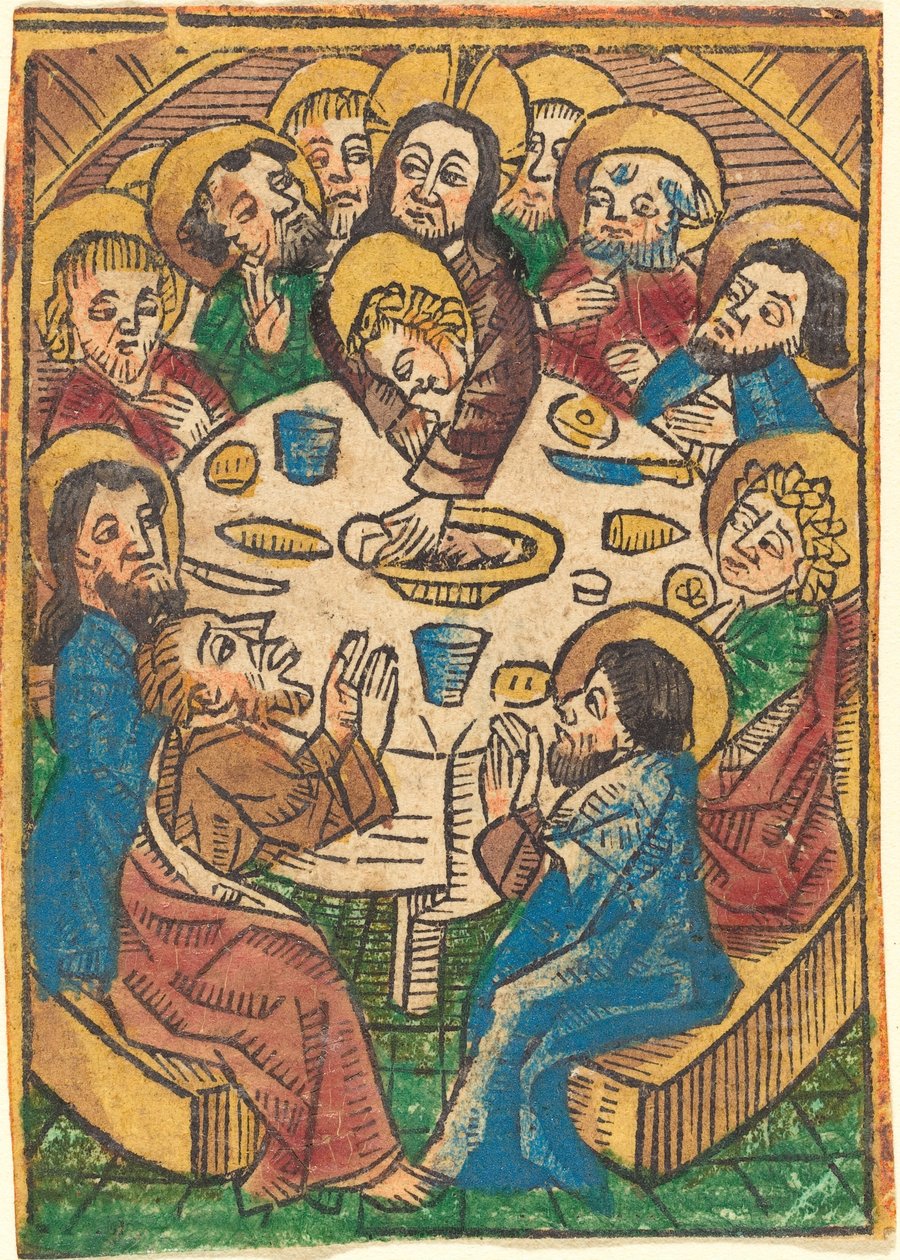 Son Akşam Yemeği, c. 1490. by Unbekannt