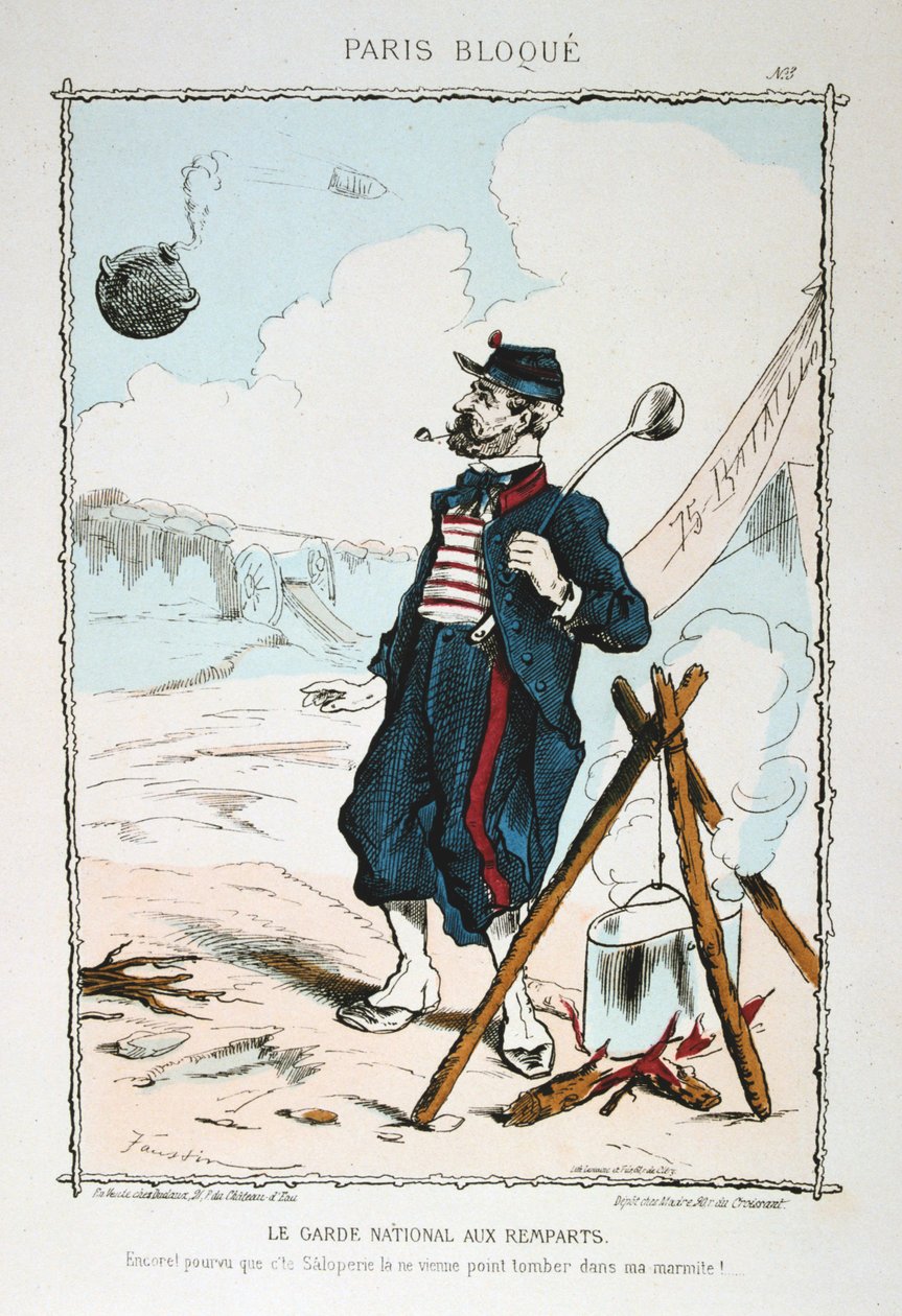 Surlardaki Ulusal Muhafızlar, 1870-1871 by Unbekannt