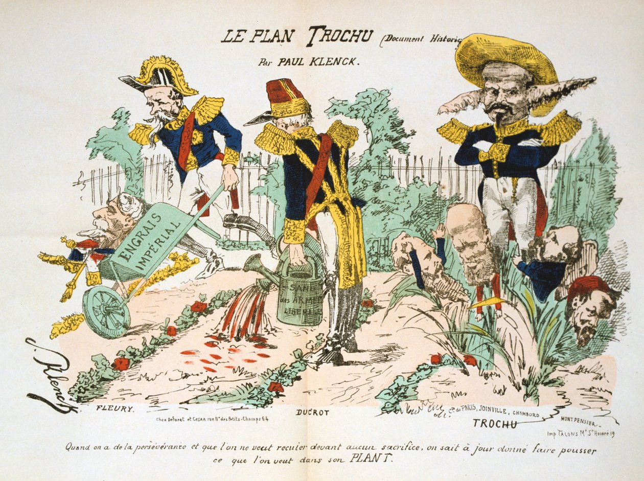 Le Plan Trochu, 1870-1871 by Unbekannt