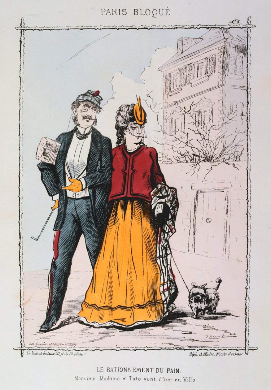 Ekmek Karnesi, 1870-1871 by Unbekannt