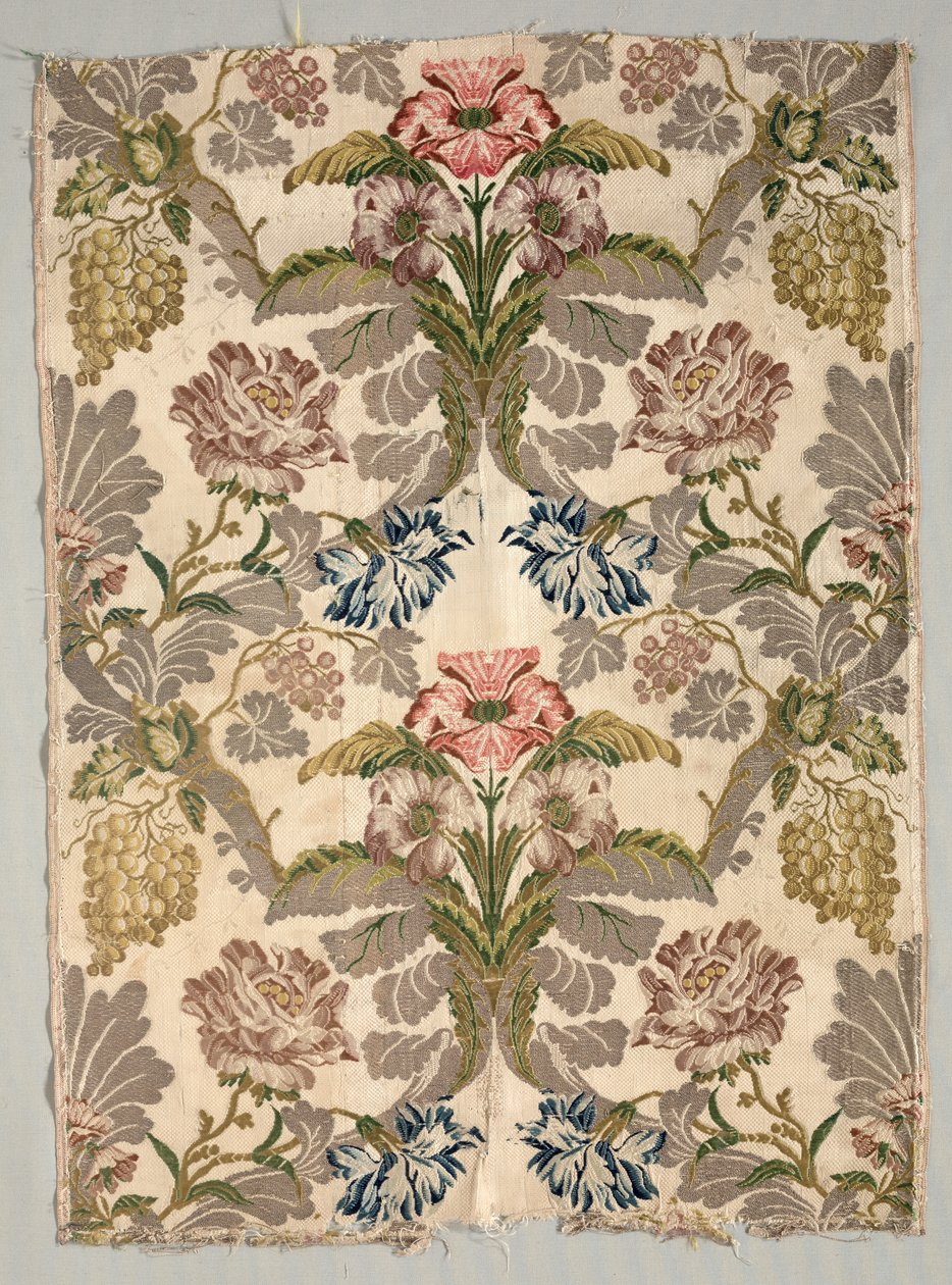 Brocade Tekstilin Uzunluğu, 18.yy. by Unbekannt