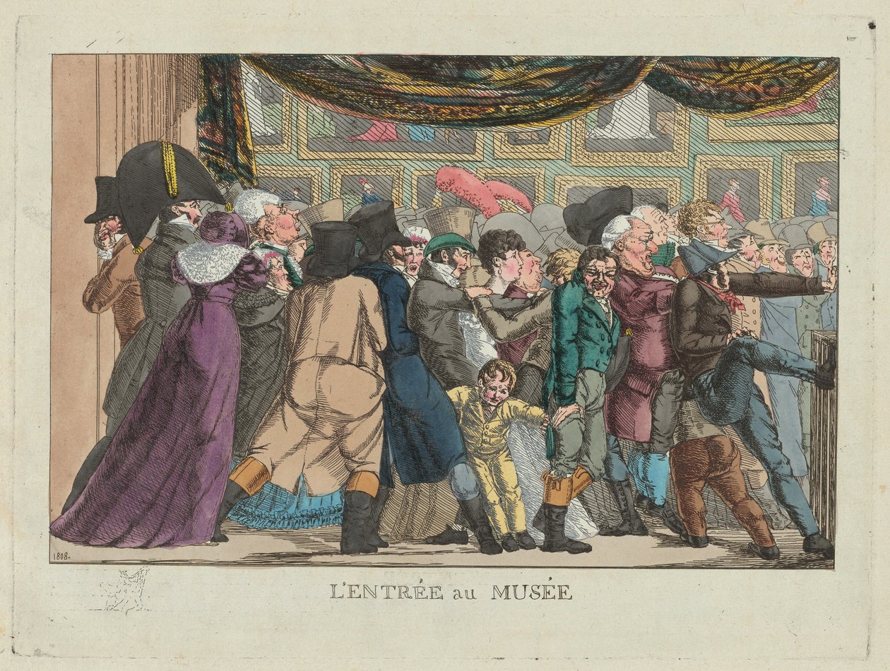 Müze Girişi Müze Girişi, 1808. by Unbekannt