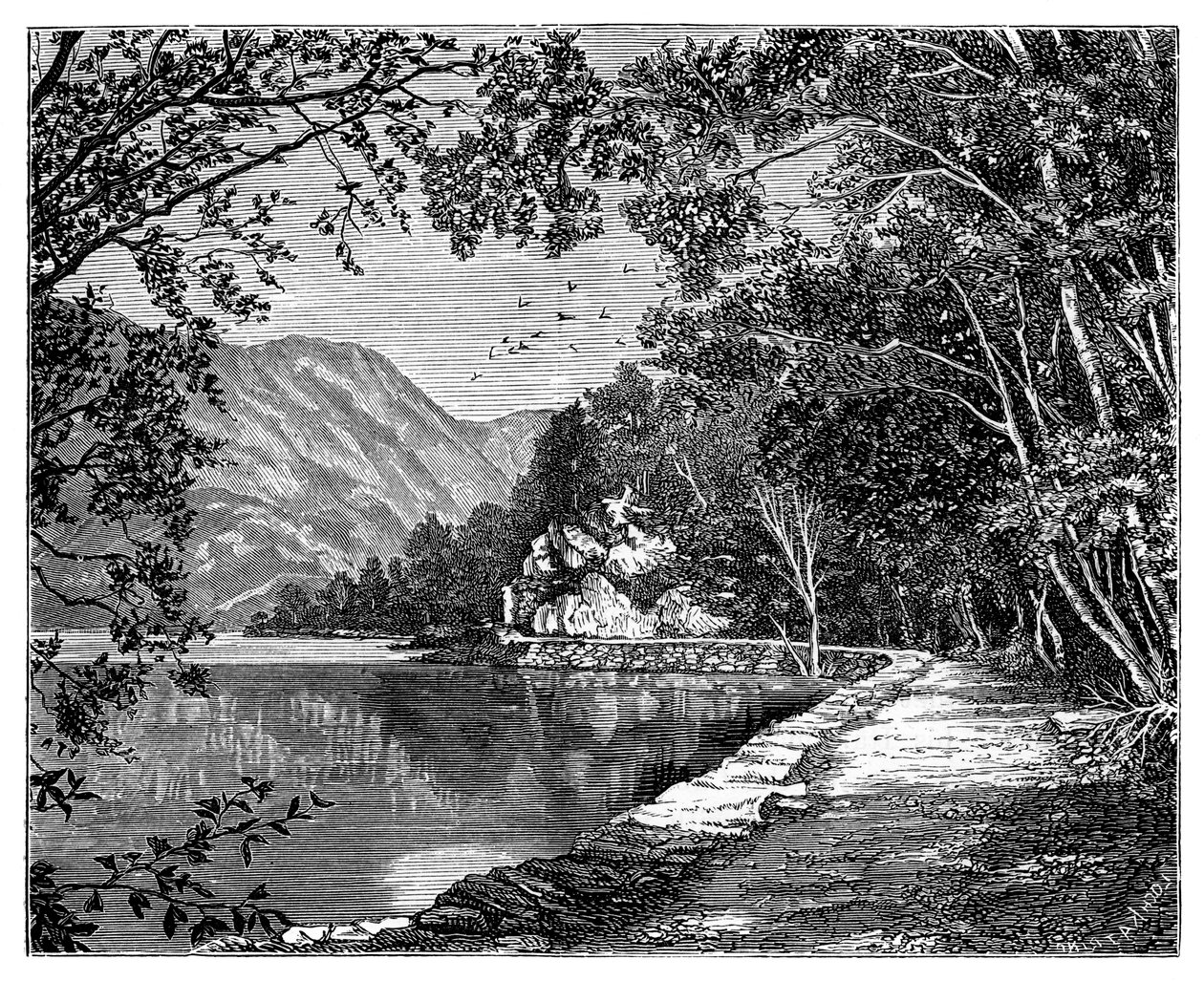 Loch Katrine, İskoçya by Unbekannt