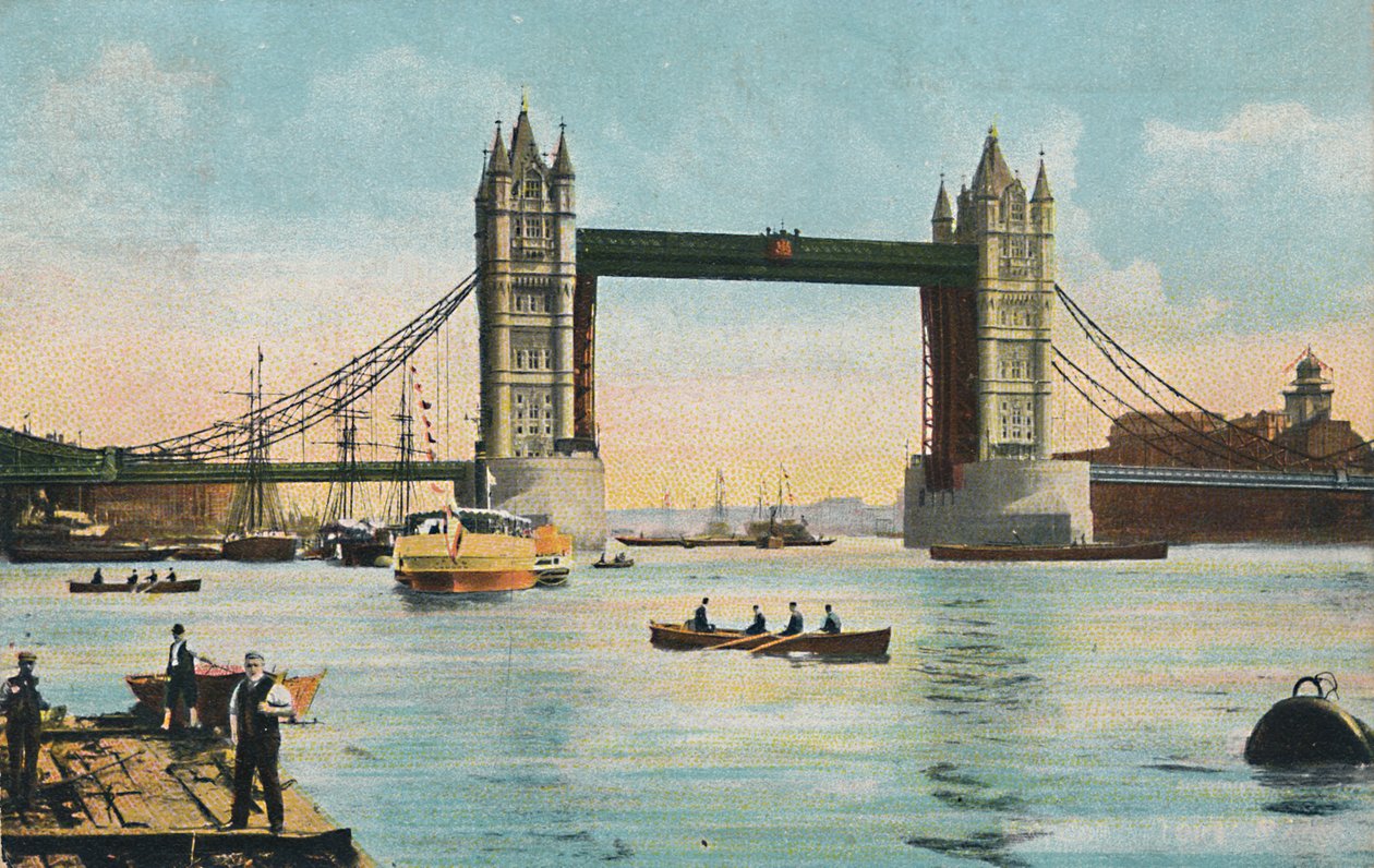 Londra - Kule Köprüsü, 1908. by Unbekannt