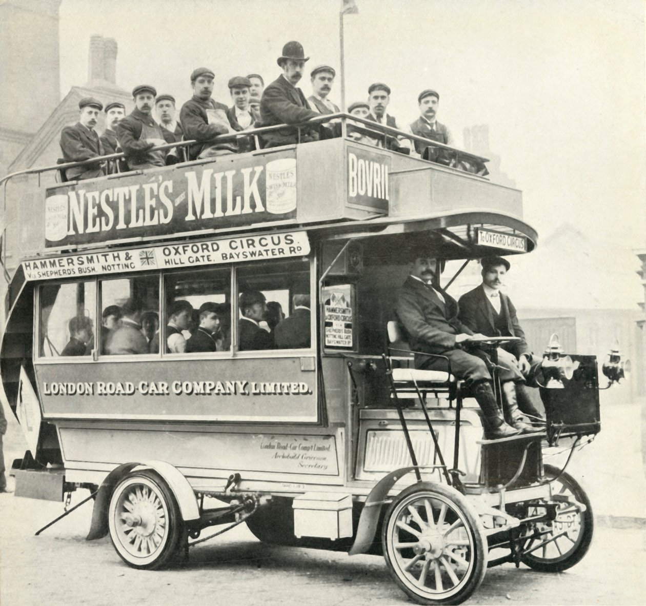 Londra buharlı otobüs, c1900, 1947. by Unbekannt