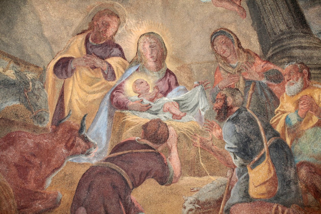 Loreto kilisesi; Doğuş boyama Prag Çek Cumhuriyeti by Unbekannt