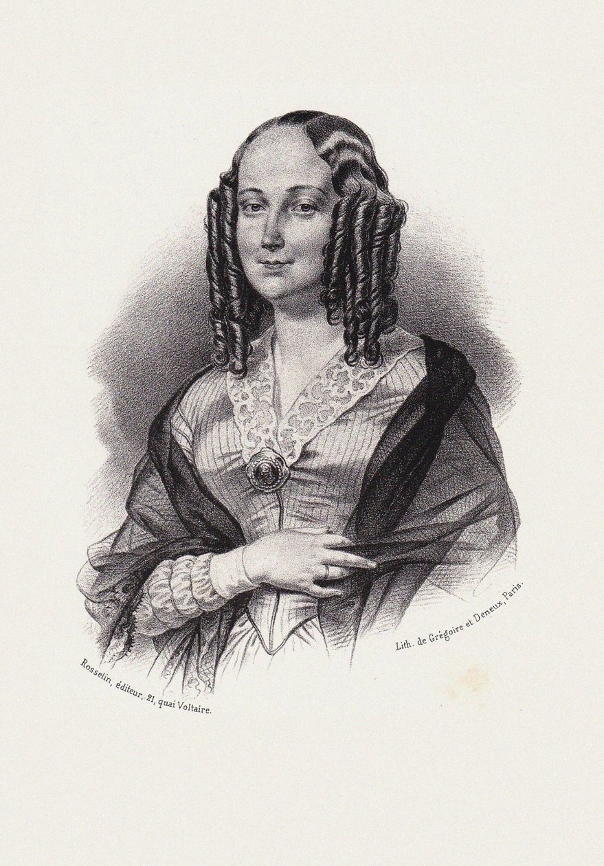 Louise Colet. by Unbekannt