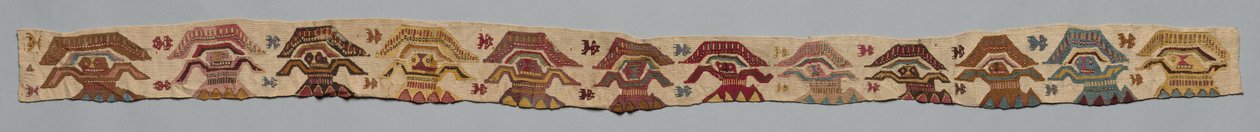 Bir Giysinin Alt Bordürü, 1000-1470