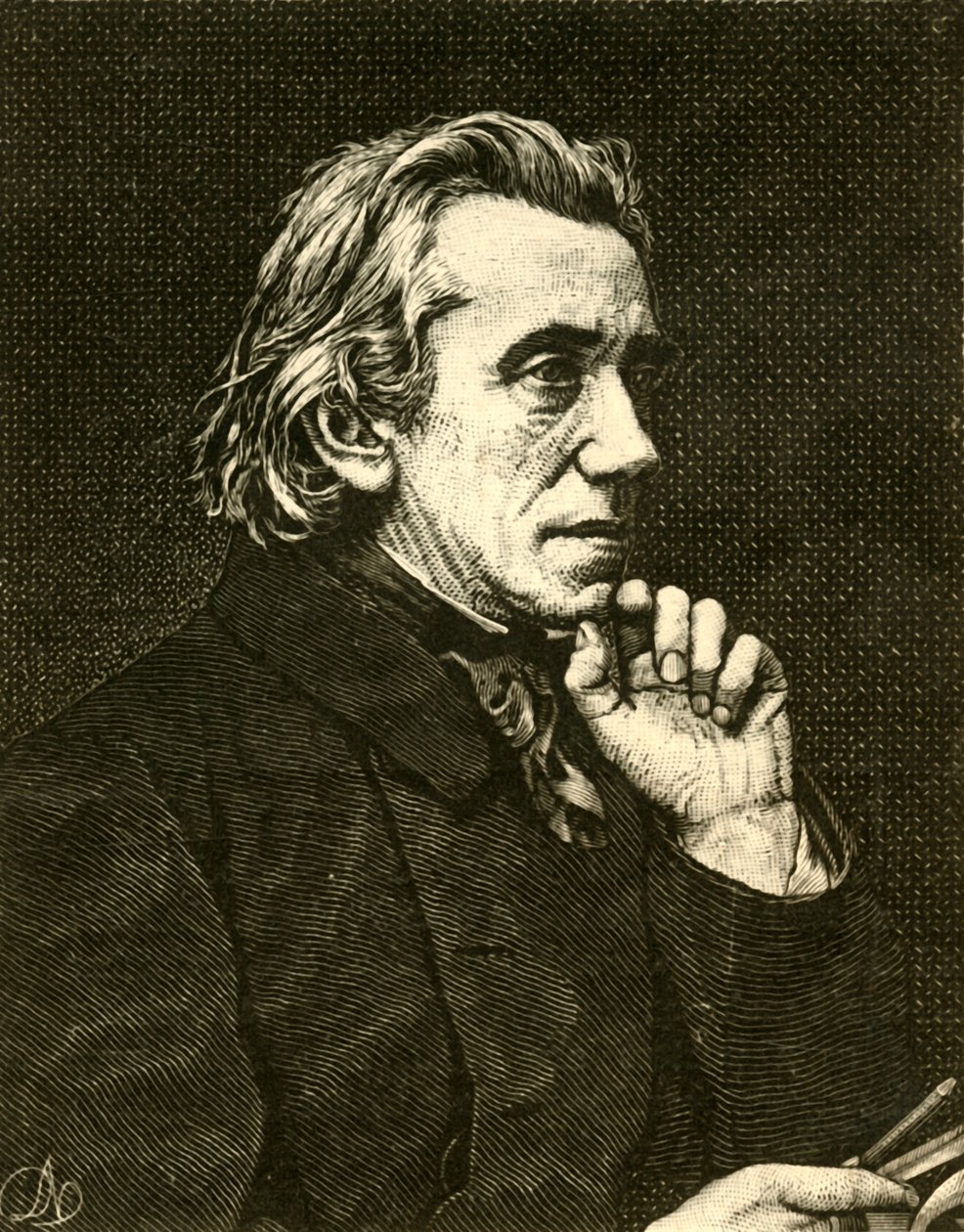 Ludwig Richter, 1881. by Unbekannt