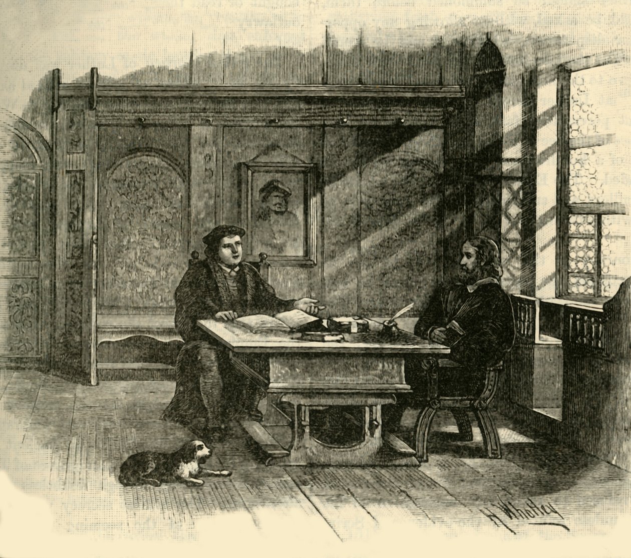 Luther ve Melanchthon, c1500-1520, 1890. by Unbekannt