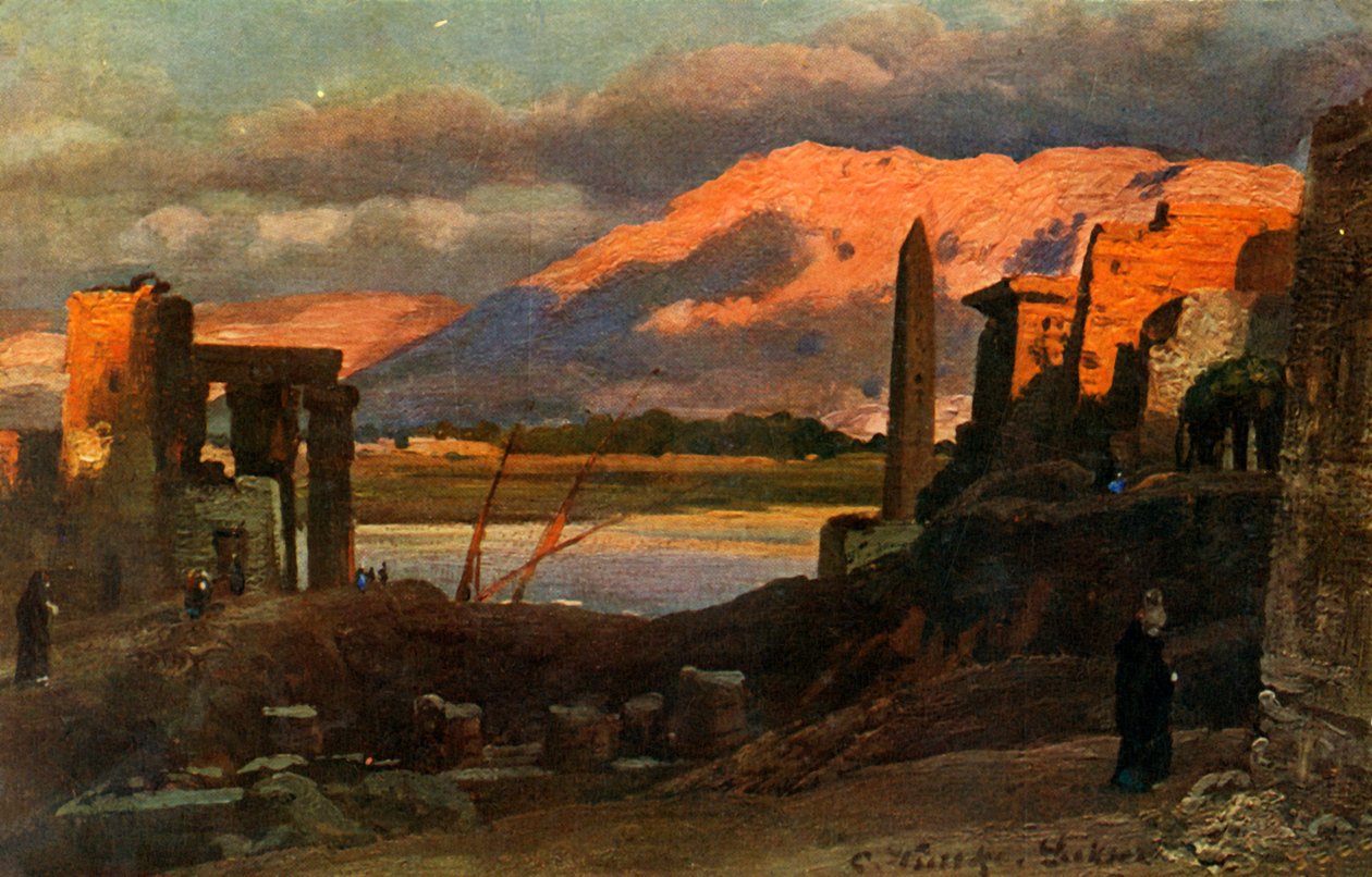 Luksor ve Thebes dağları, c1918-c1939. by Unbekannt