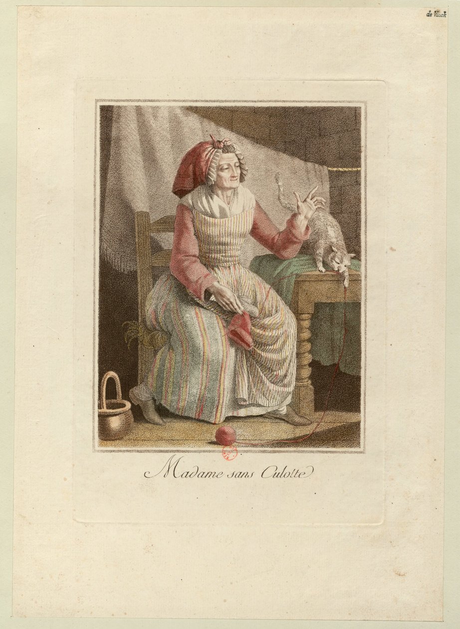 Madam Sans-Culotte, yaklaşık 1794. by Unbekannt