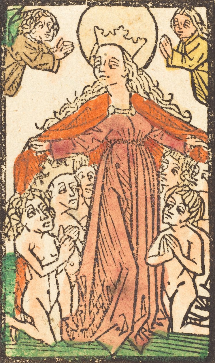 Bir Koruyucu Olarak Madonna, c. 14701480. by Unbekannt