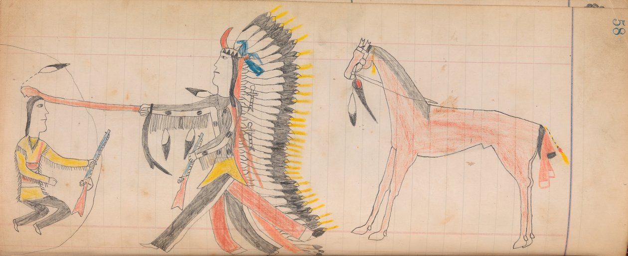 Maffet Ledger: Çizim, ca. 1874-81. by Unbekannt