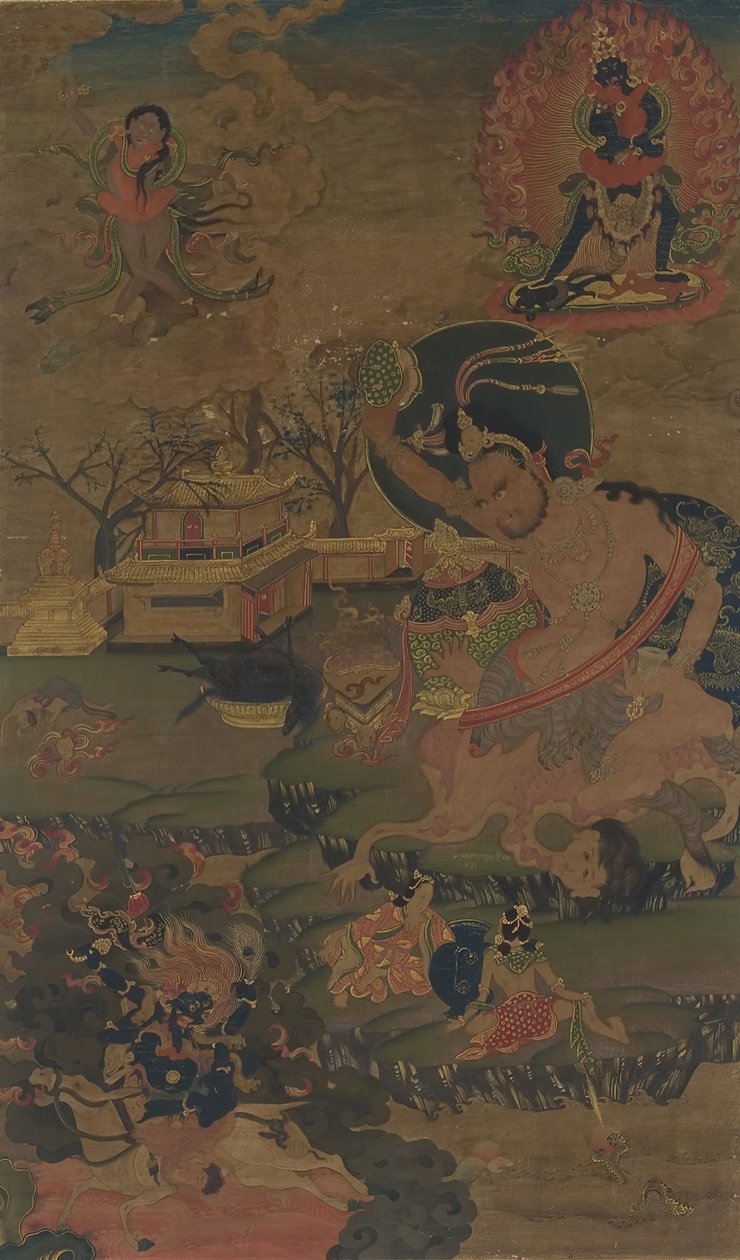 Mahasiddha Damrup, 16. yüzyıl. by Unbekannt