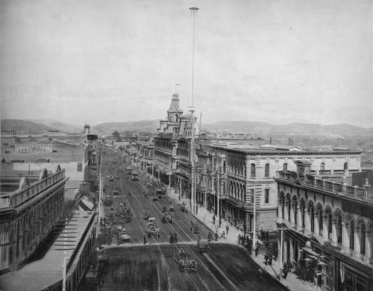 Ana Cadde, Los Angeles, Kaliforniya, c1897. by Unbekannt