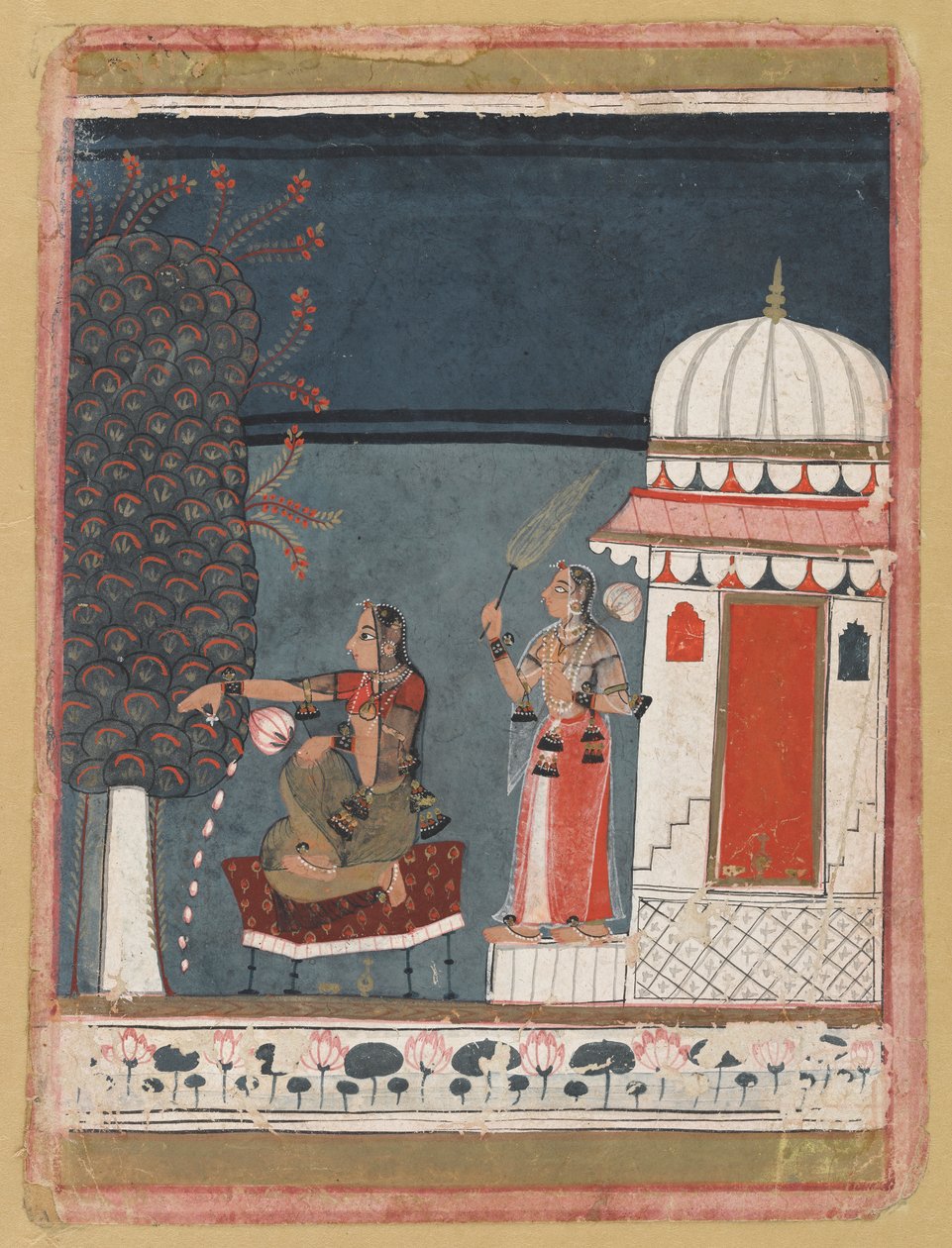 Bir Ragmala serisinden Malashri Ragini, 1640. by Unbekannt